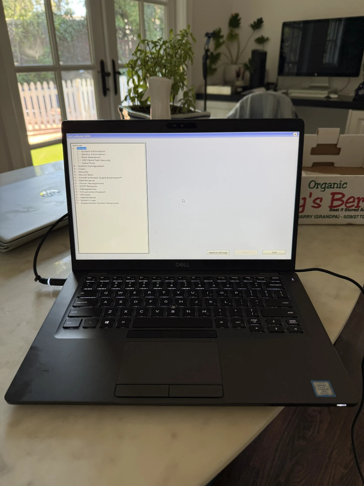 Dell Latitude 5400 Intel Core i7-8665U 1.9GHz 16GB, Dell Charger, No Hard Drive
