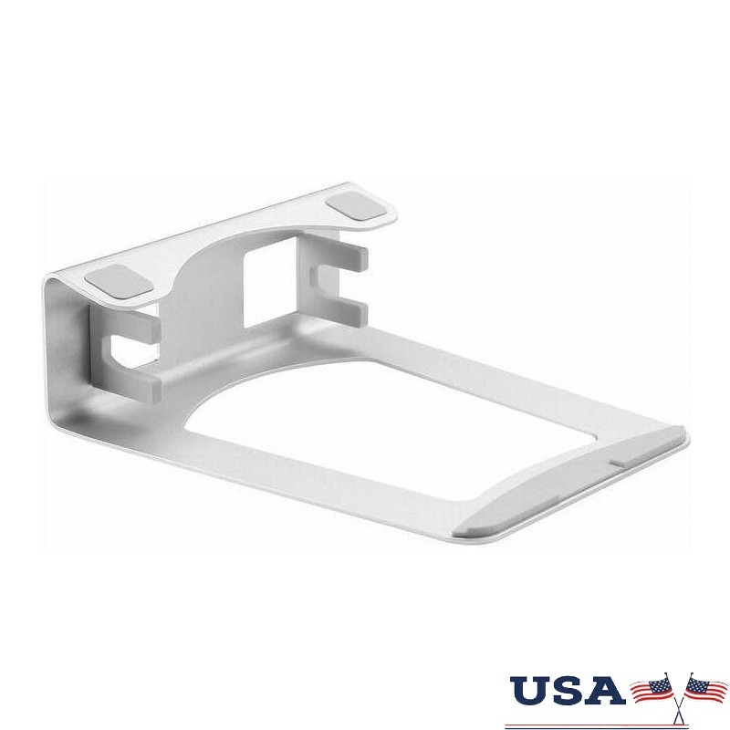 Adjustable Dual Tier Desk Riser Notebook Laptop Aluminum Tabletop Stand New