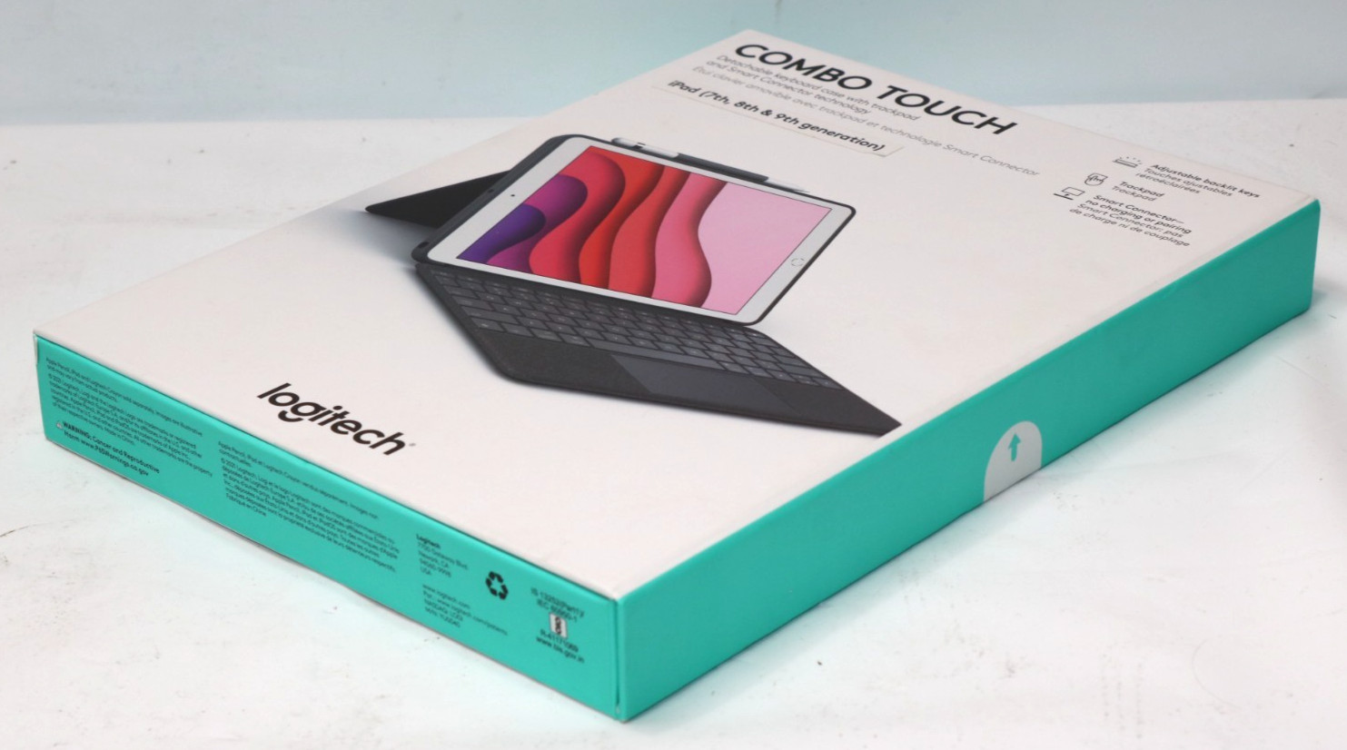 Logitech Combo Touch iPad Keyboard Case (7th, 8th, 9th Gen) – Graphite – NEW!
