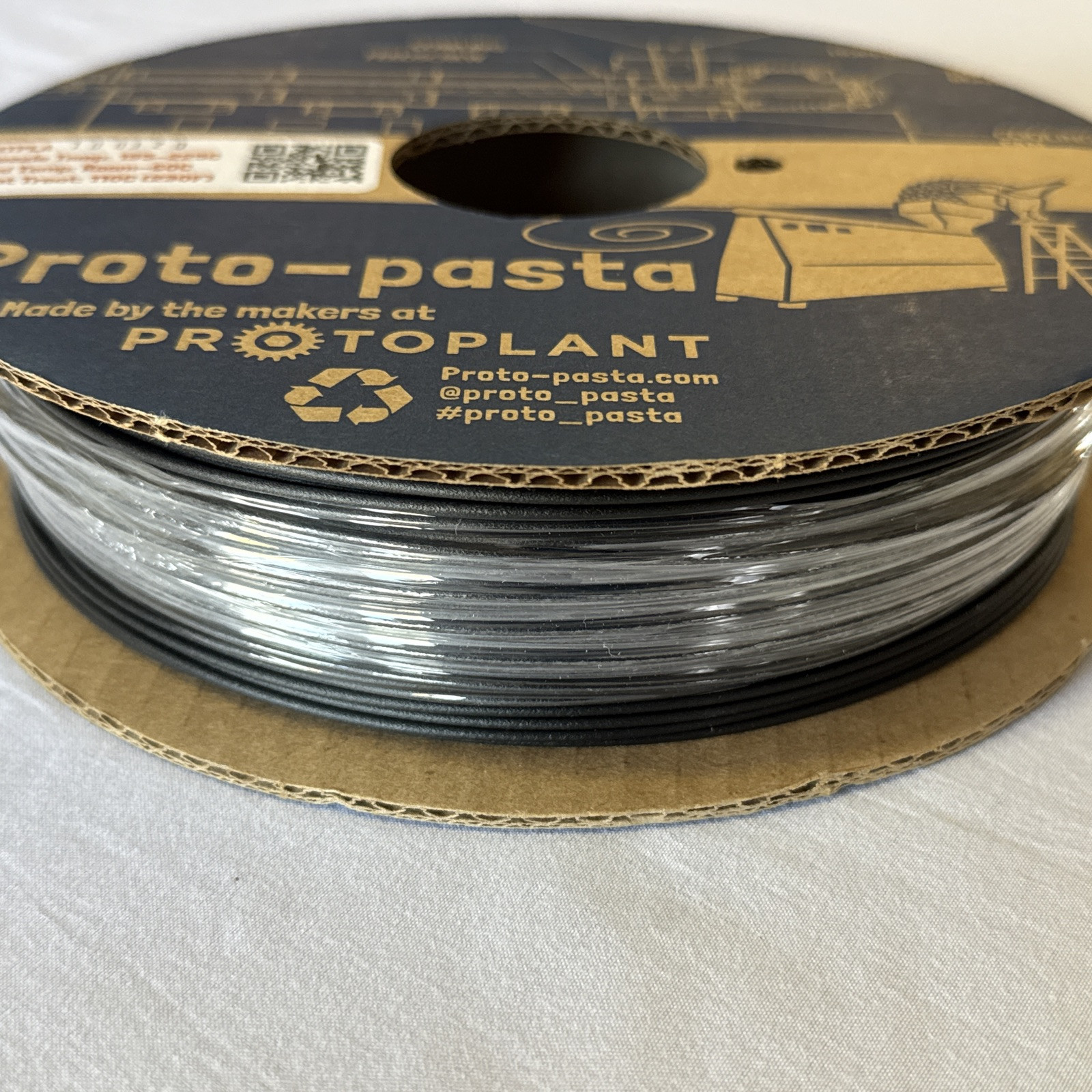 Proto-Pasta HTPLA High Temperature PLA 1.75 Black Carbon Fiber 500g HTP21705-CF