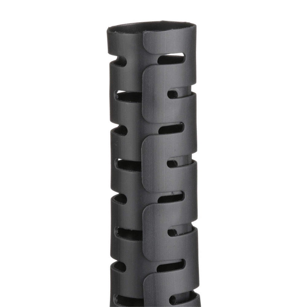 PANDUIT PW75F-C20 Split Harness Wrap,0.750In.,100 ft,Black 1LEY9