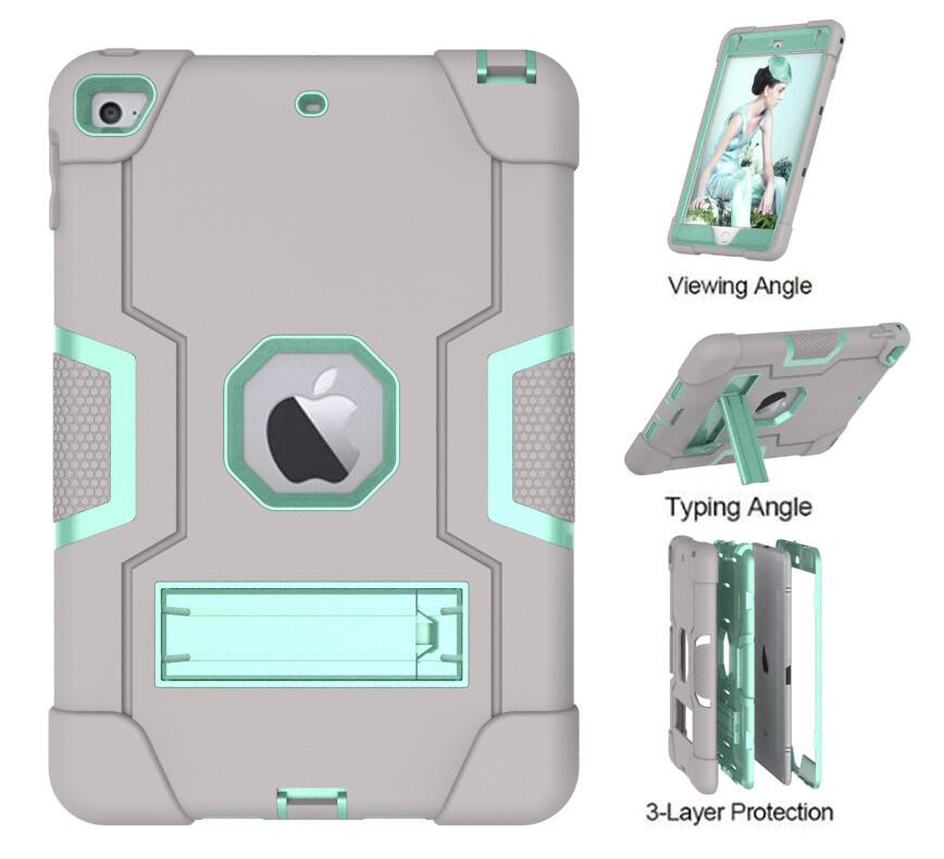 for iPad 2nd 3rd 4th 5th 6th 7th 9th Gen Shockproof Heavy Duty Case Stand Cover