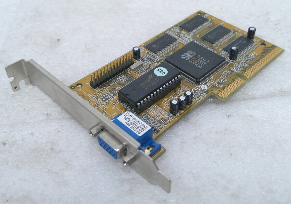 SiS 6326 S8M AG-SI23D2-81S0 FRAC1322-1 V1.28 7D00 CW366416T-7 Video Card