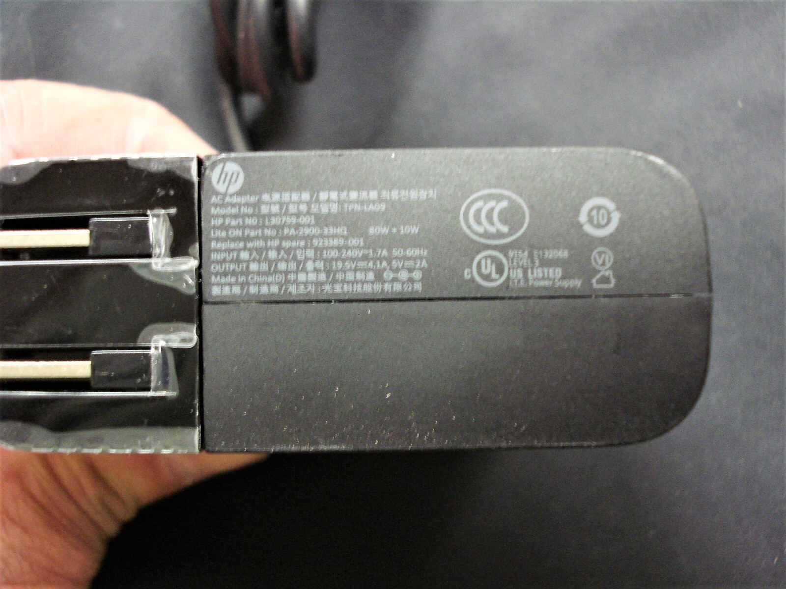 OEM 19.5V 80W TPN-LA09 L30759-001 AC Adapter for HP Spectre X360 Pavilion 15 17