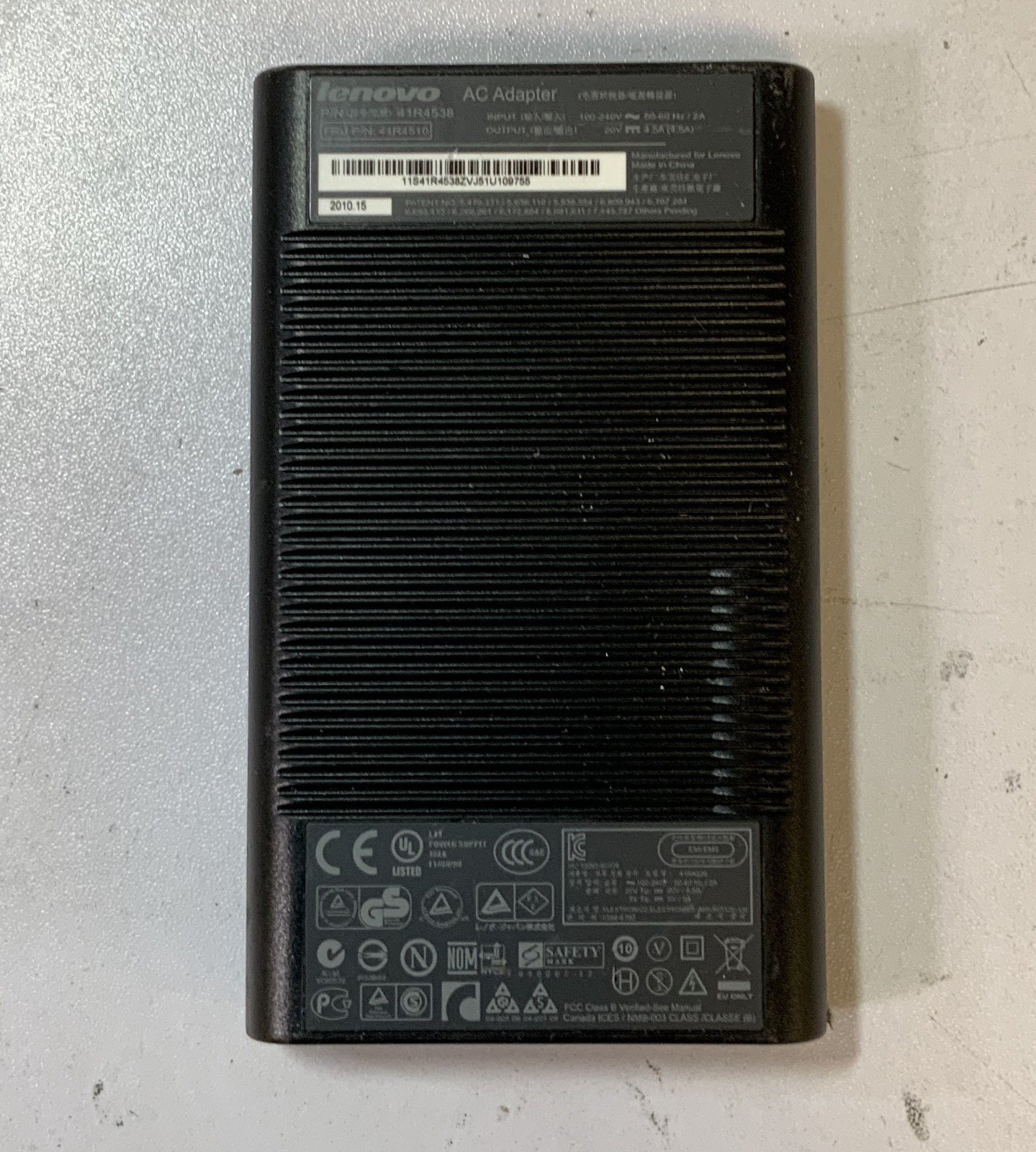 Lenovo 41R4538 90W 100-240V/20V AC Power Adapter, Black “H7A”