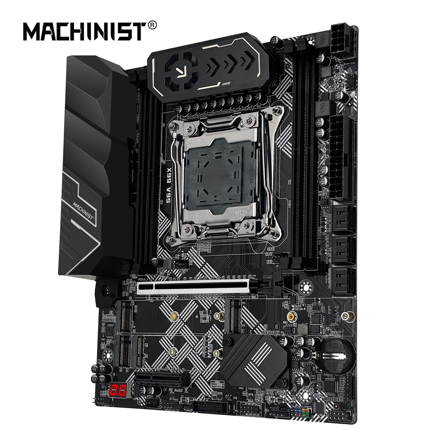 X99 V9S LGA 2011-3 Motherboard DDR4 with PCIe 3.0 SATA 3.0 TPM 2.0 M.2 slot