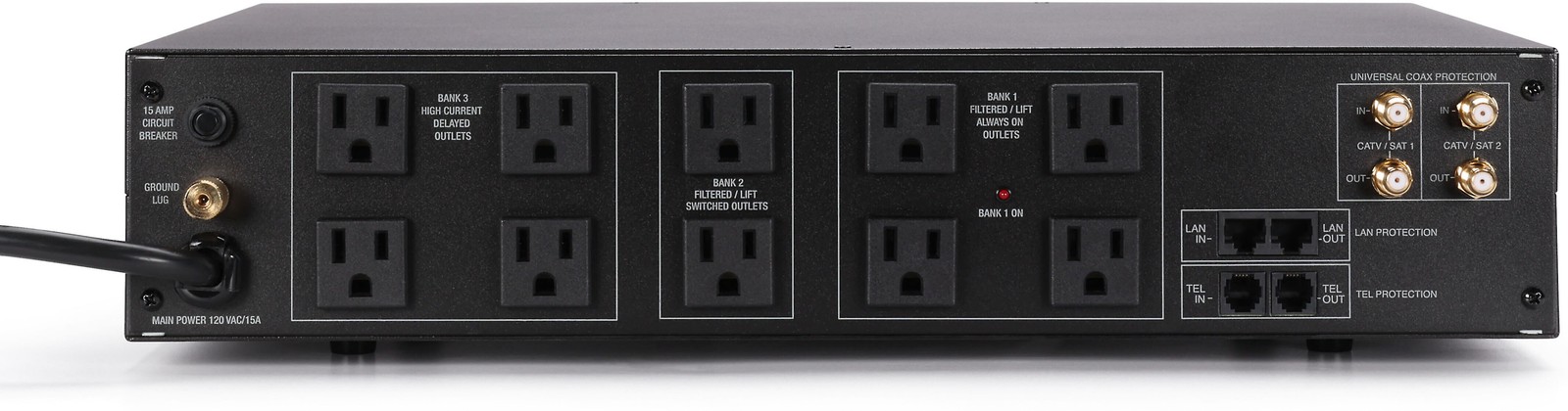 Panamax MR5100 11 outlet, linear filter, 15A Power Mgmt