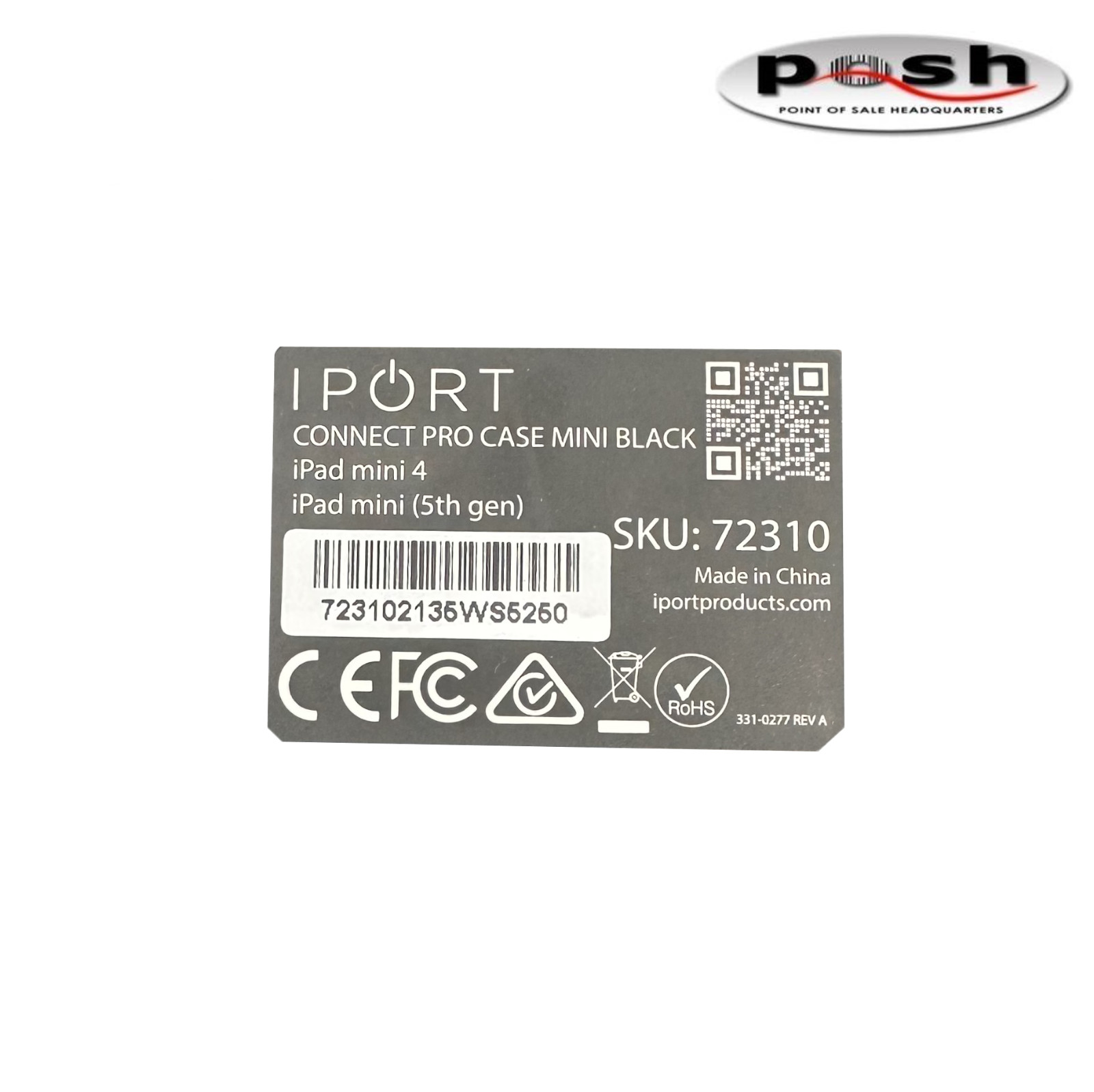 iPort 72310 CONNECT PRO Case Mini Black for iPad Mini 4