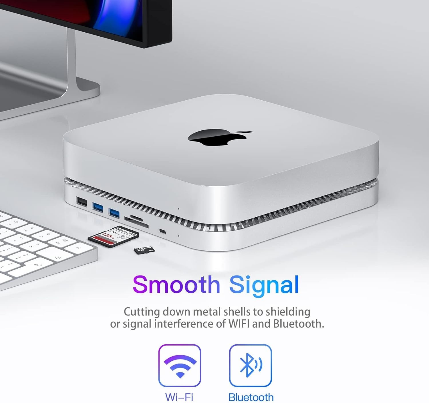 Mac Mini M1/M2 Docking Station with Hard Drive Enclosure-~^