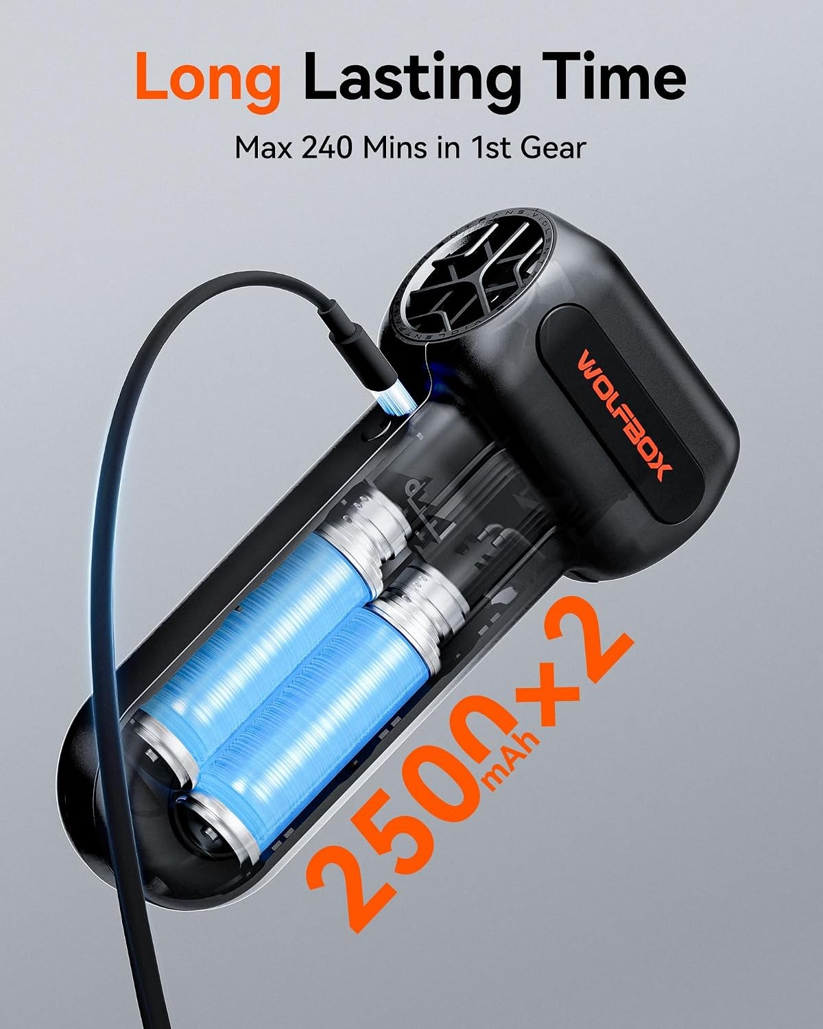 WOLFBOX MF60 Compressed Air Duster -110000RPM Super Power Electric Air Duster