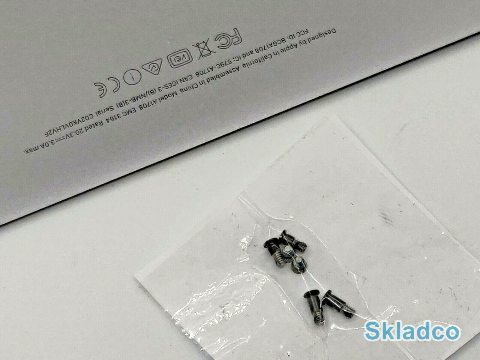 OEM MacBook Pro Retina A1708 2016 2017 13″ Space Gray Bottom Case Cover B+Screws