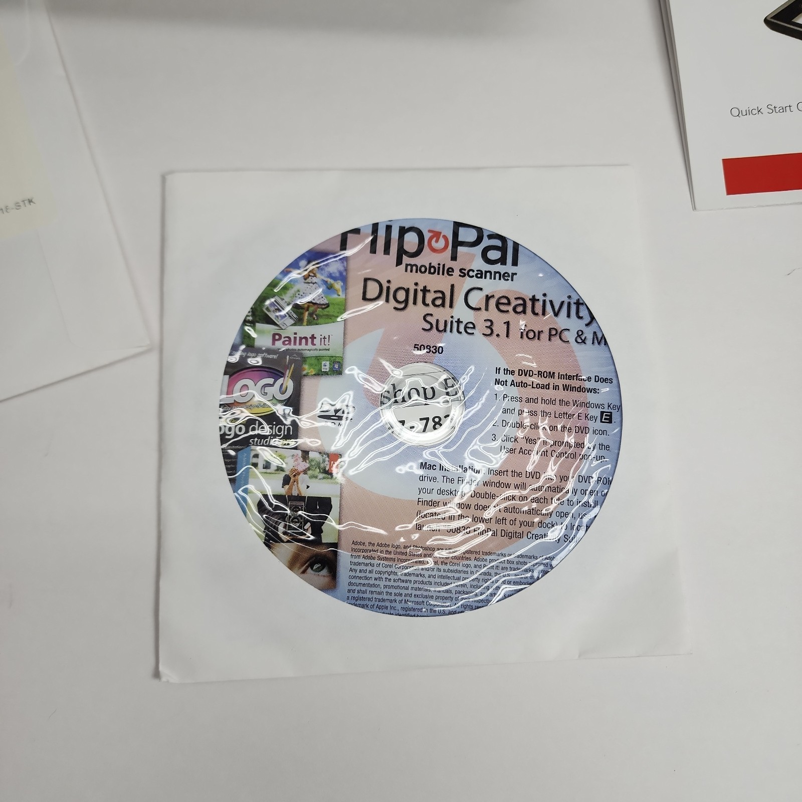 Flip Pal 100C Mobile Scanner w/ 2GB SD Memory Card & Travel Case – TESTED
