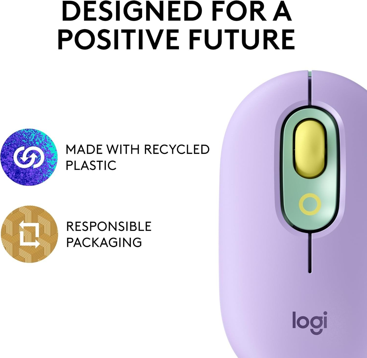 POP Compact Wireless Mouse – Daydream Mint