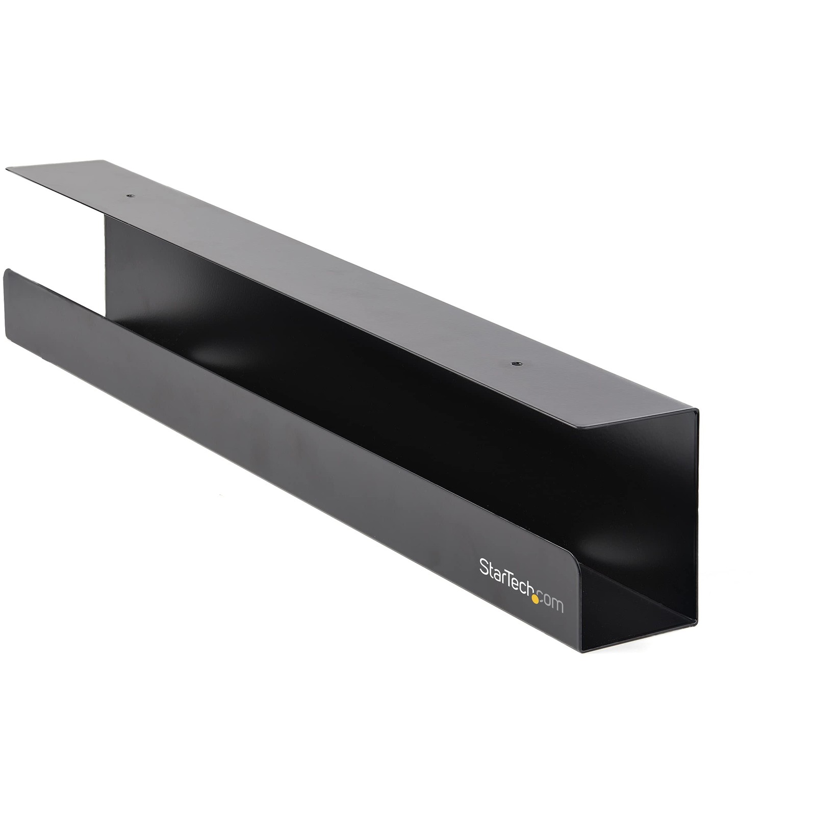 StarTech.com Under Desk Cable Management Tray – 3″ x 23.60″ x 4.50″, Black