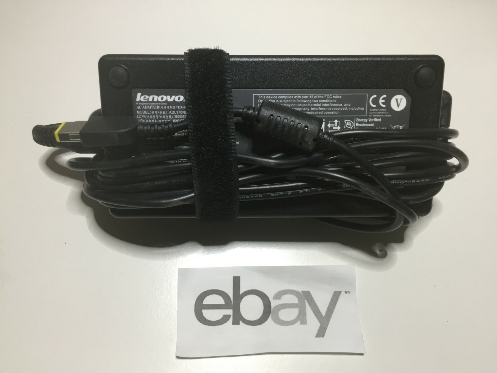 Genuine Lenovo ThinkPad 170W AC Adapter (Slim Tip) – 4X20E50574 (170 watts) OEM