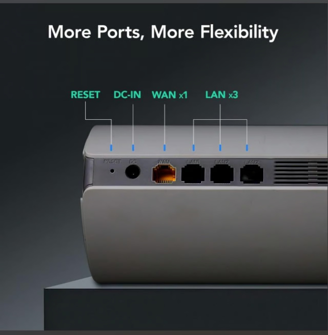 Reyee RG-R6 Home Mesh WiFi System, AX3200 Smart WiFi 6 Router R6 1-Pack),