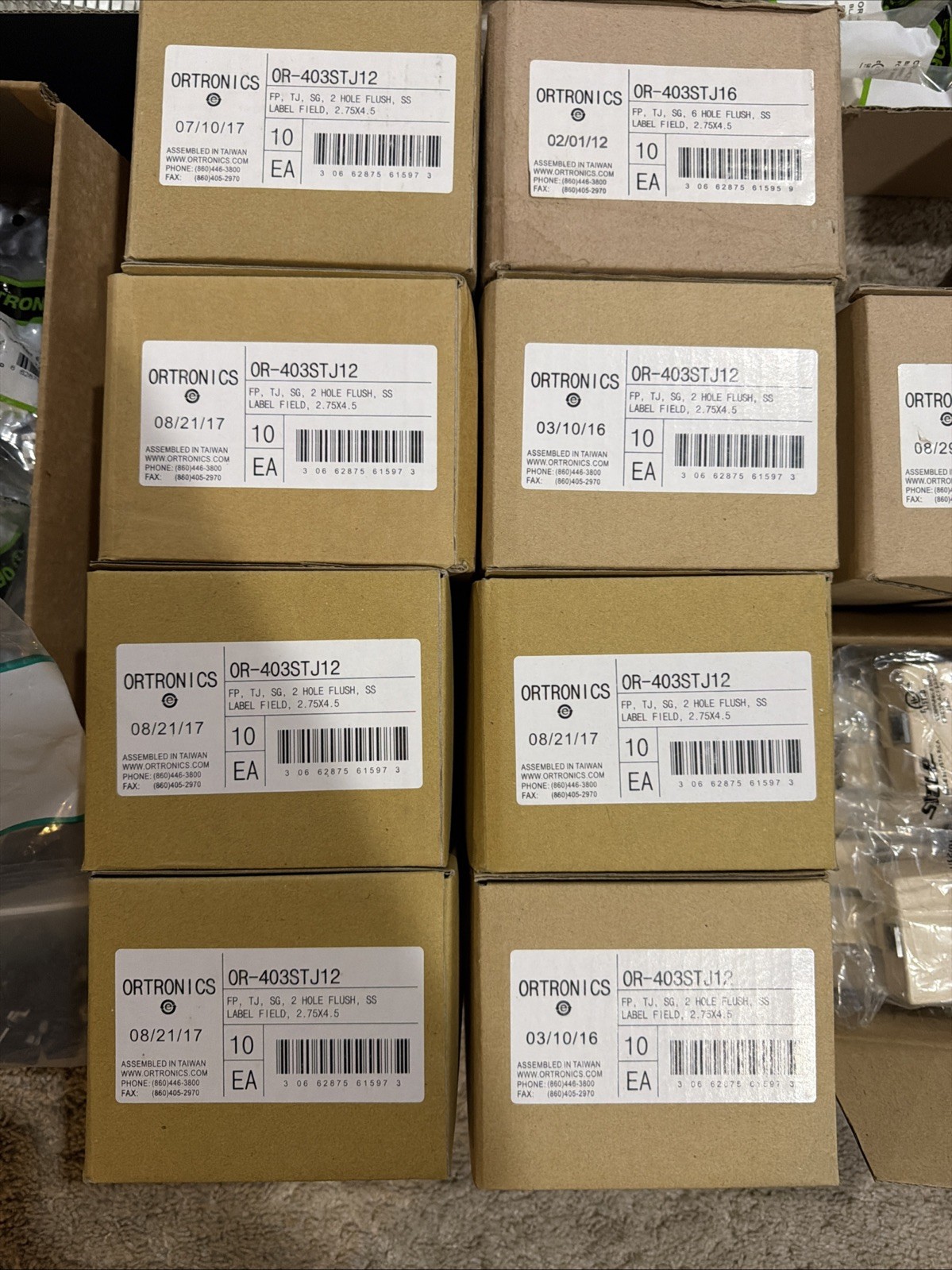 MASSIVE Low Voltage CAT5e/CAT6 Lot -Plates/Jacks/Biscuits And More! Commscope!