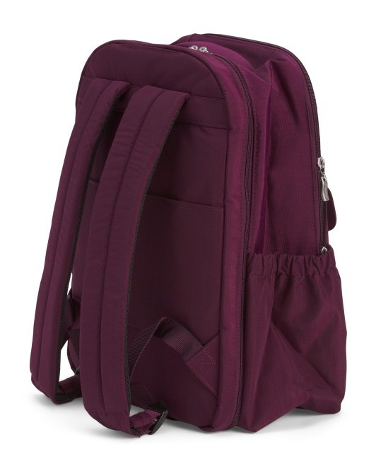 BAGGALLINI 16in Traverse Laptop Backpack Color Mulberry 11.5″H W x 16″H x 7″D;