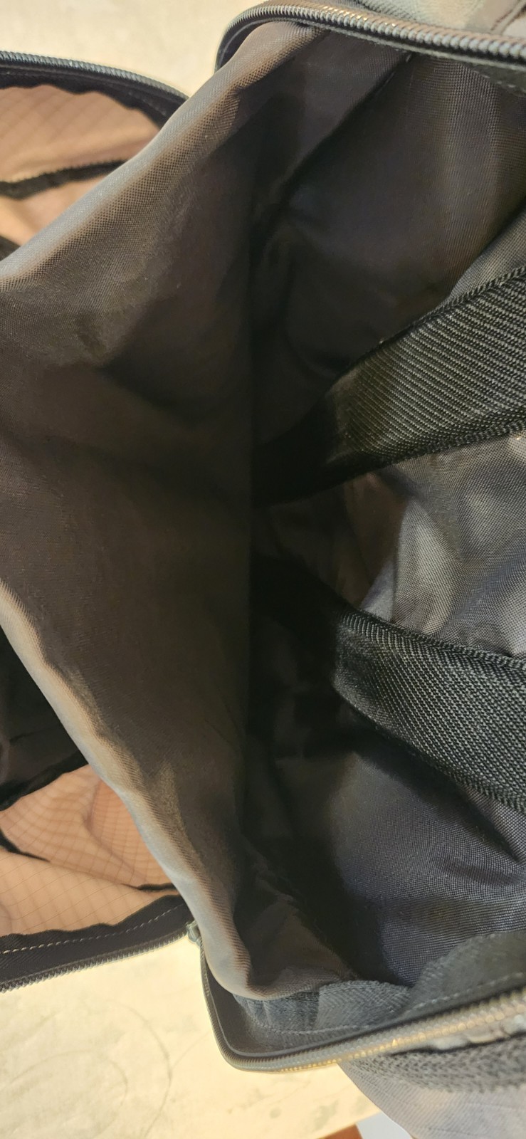 SAMSONITE Red Tan and Black Laptop Backpack with Waist Clasp