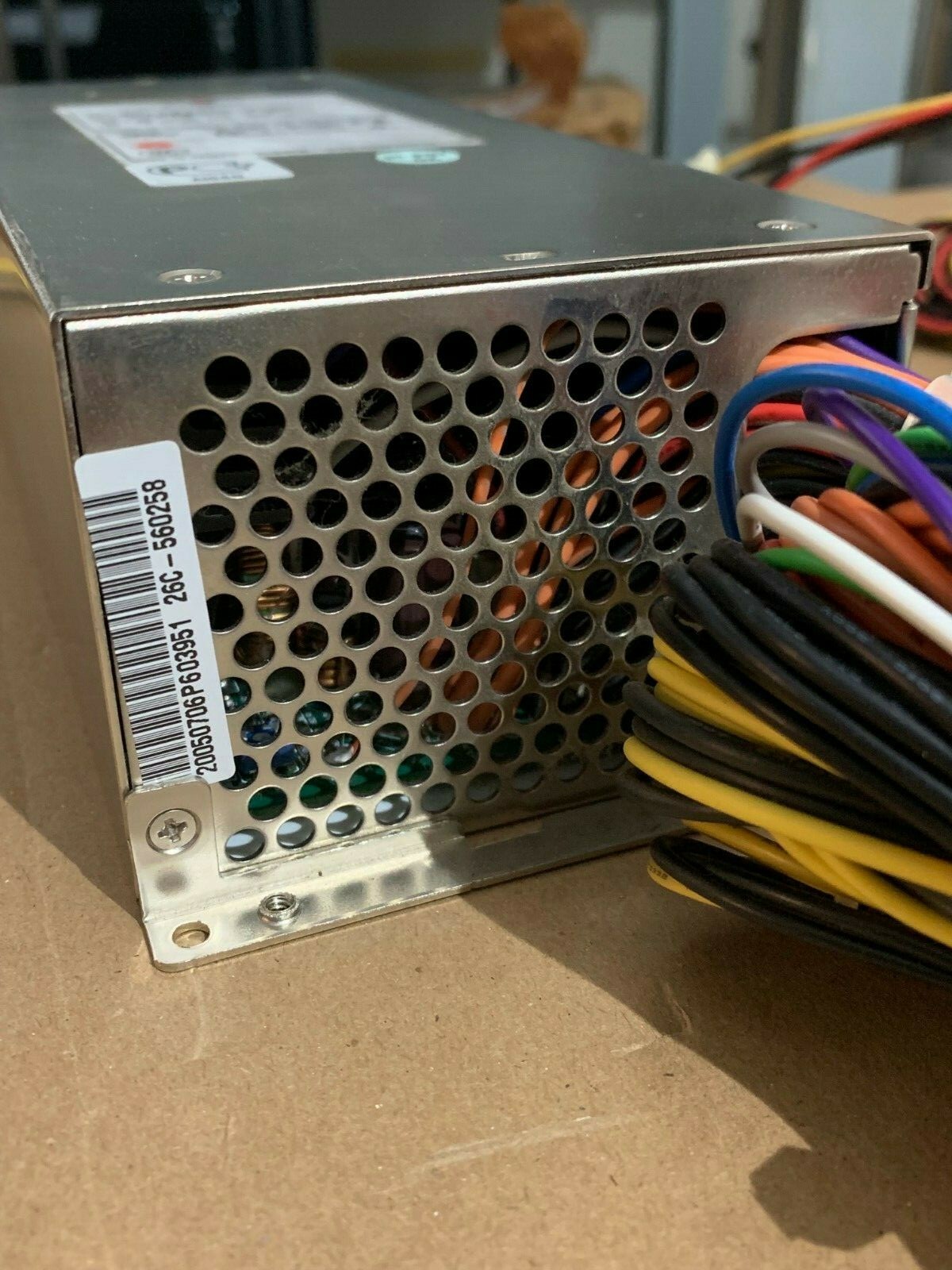 Zippy EMACS P2G-6460P ROHS POWER SUPPLY 100-240V 8A 250V AC P/N B000270070
