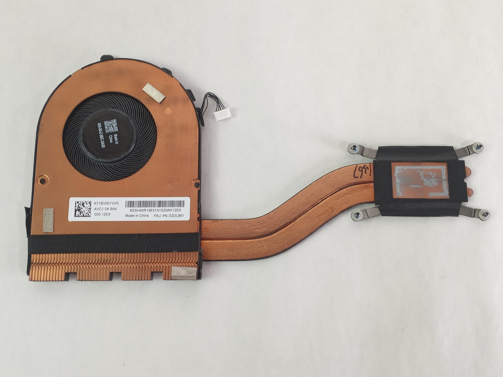 Lenovo ThinkPad E595 5-Pin BGA 1140 (FP5) CPU Fan with Heatsink 02DL861