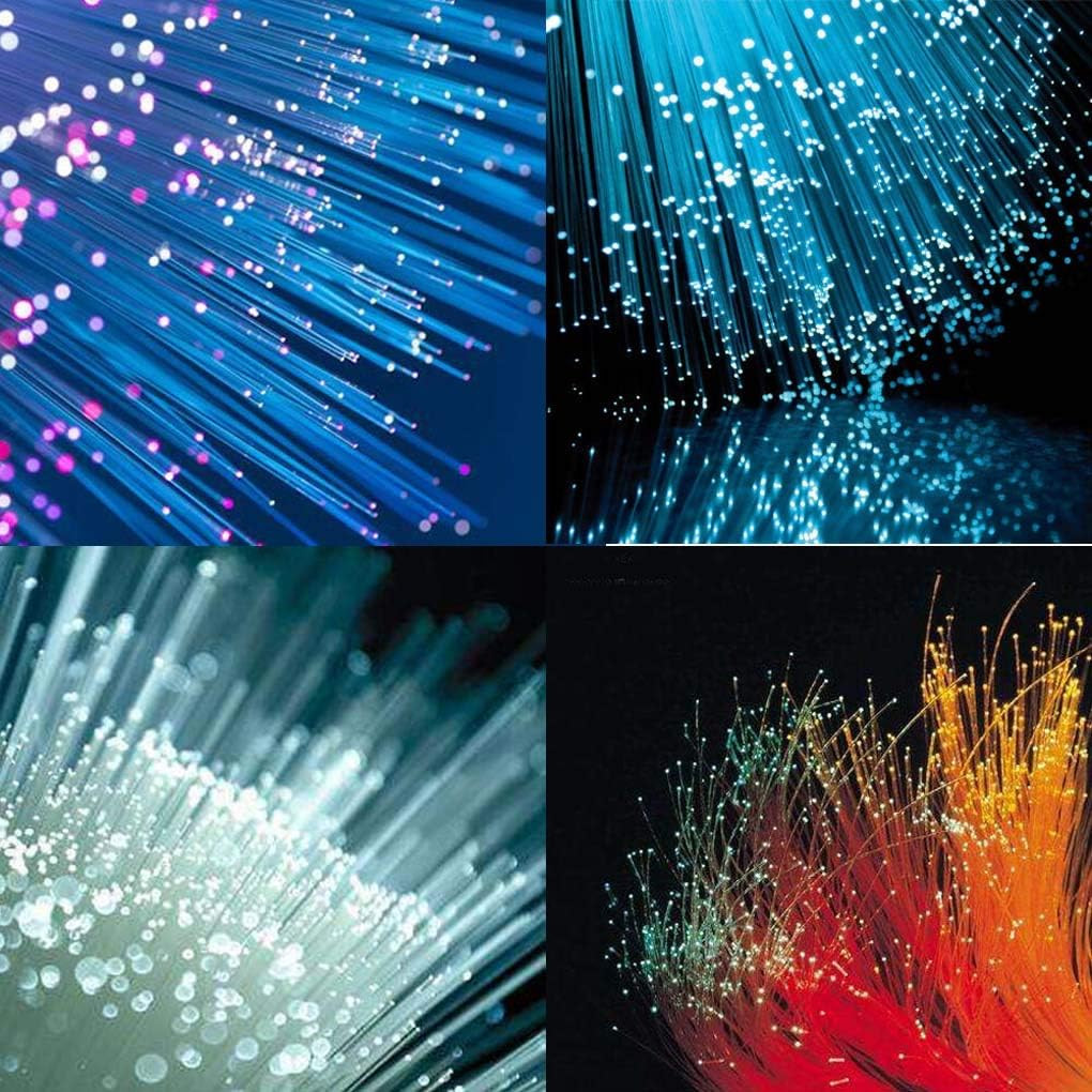 PMMA Plastic End Glow Fiber Optic Cable 0.75Mm(0.03In) 100M(328Ft)/Roll for Star