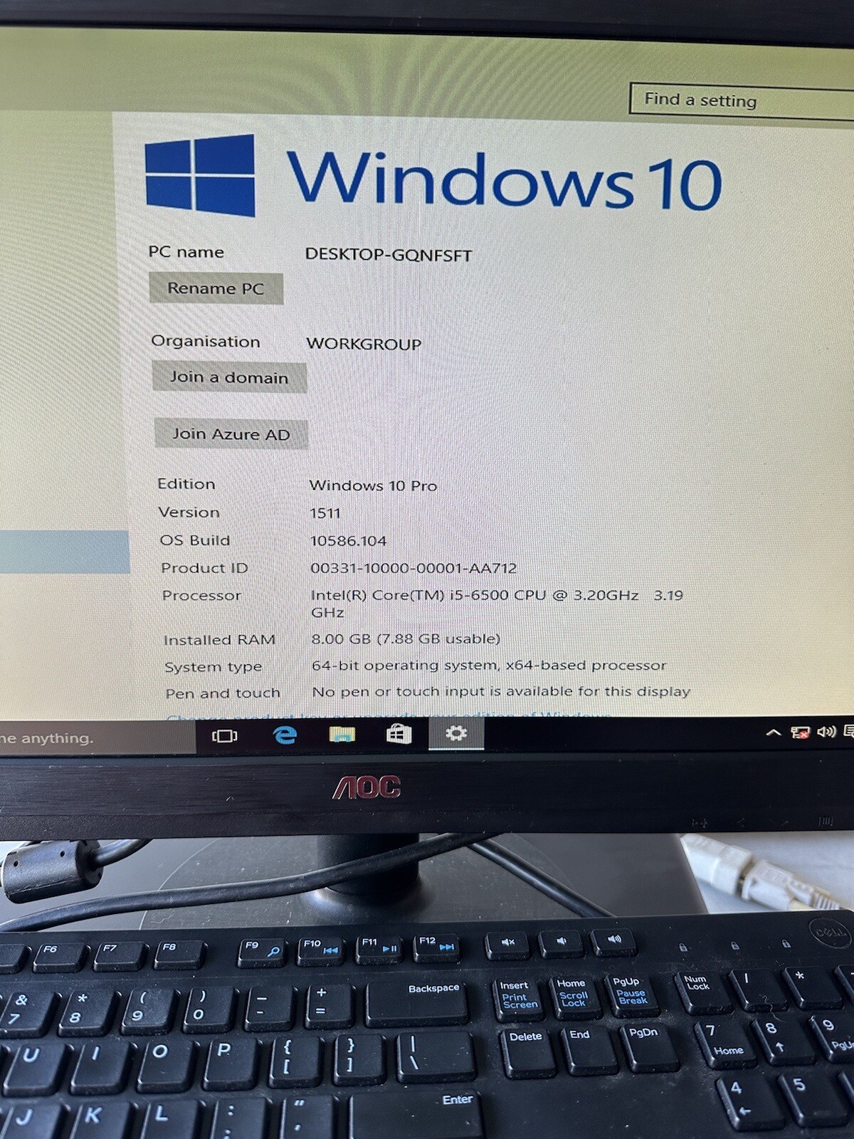 HP EliteDesk 800 G3 TWR Intel i5-6500 @ 3.20GHz 8GB RAM 1TB HDD