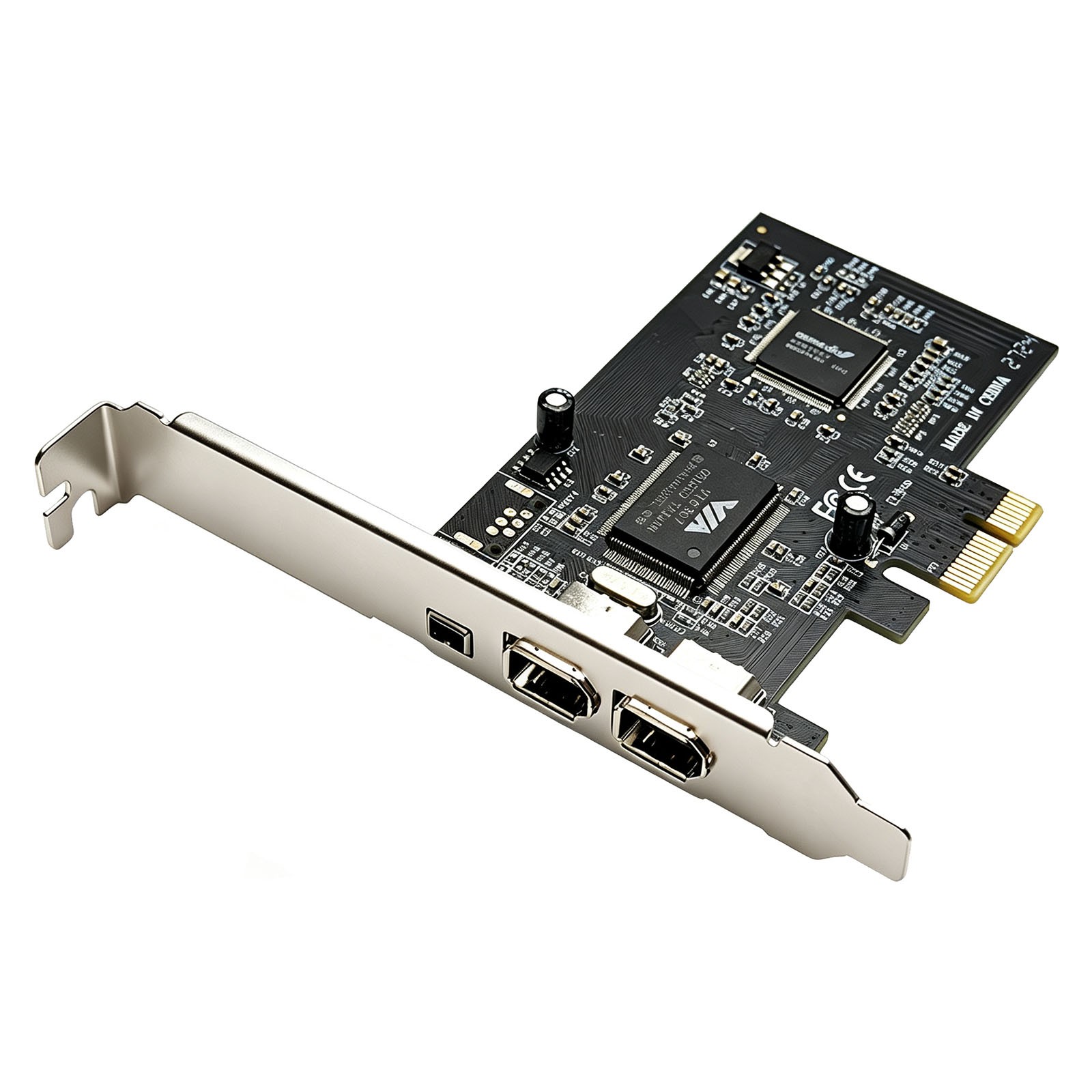 New 4 Ports PCI Express 1X to External IEEE 1394 Firewire Expansion Card
