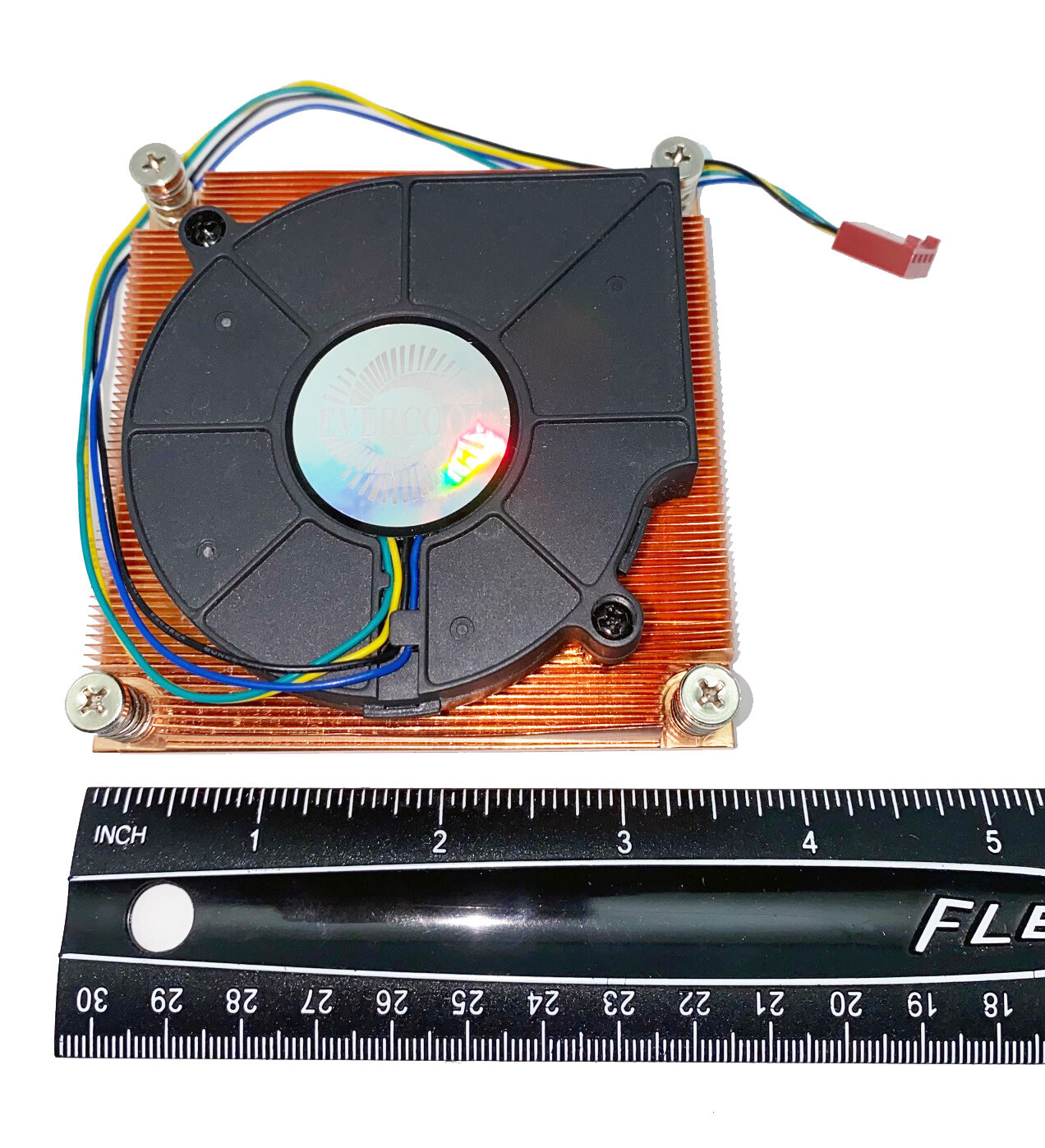 NEW Evercool 95W Intel Xeon E3 E5 1U Server CPU PWM Fan Cooler w/Copper Heatsink
