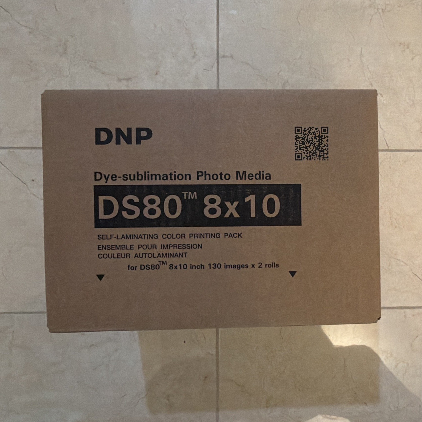 DNP DS80 8×10 Dye Sub Self-Laminating Photo Paper Media Pack