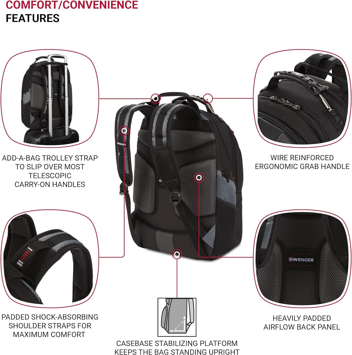 PEGASUS from SwissGear by Wenger Computer Backpack 17″ Laptop