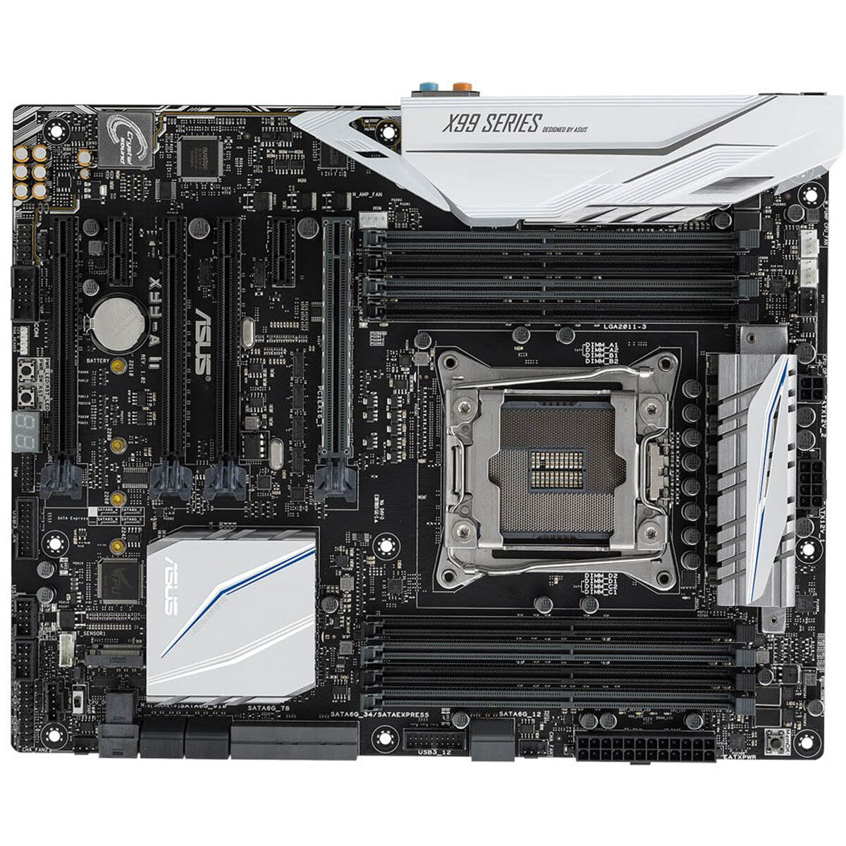 ASUS X99-A II LGA 2011-3 Motherboard USB 3.0 ATX SATA III On-Board Audio