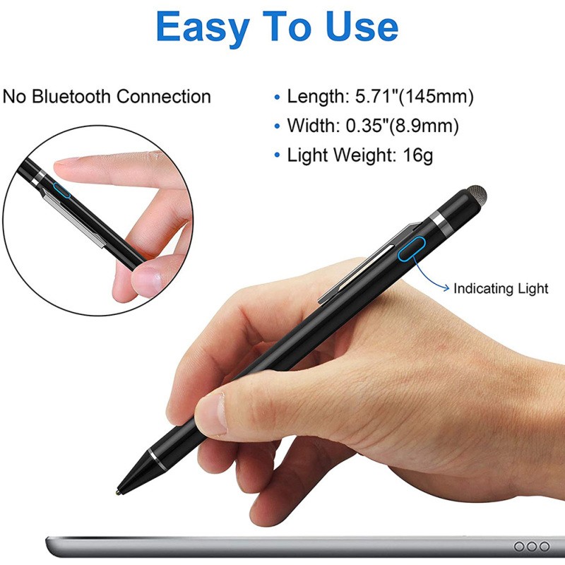 Universal Fine Point Stylus for iPad,iPhone,iOS/Android Phone and Other Tablets