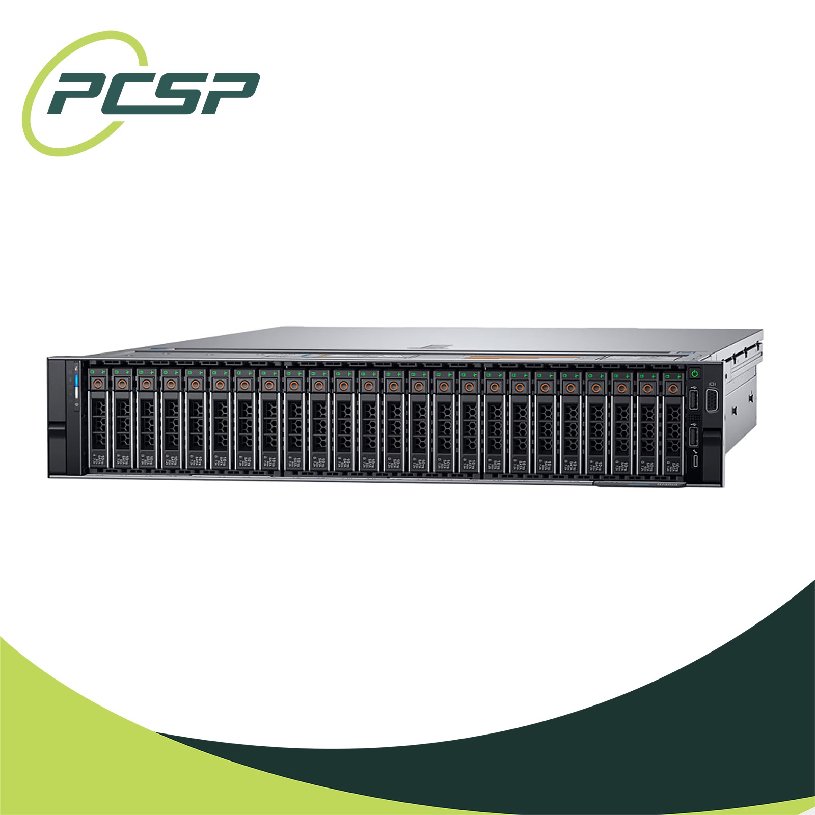 Dell R740xd 24SFF 48-Core Server 2x Gold 6252 H330 X520 10x Trays – NO RAM/ HDD