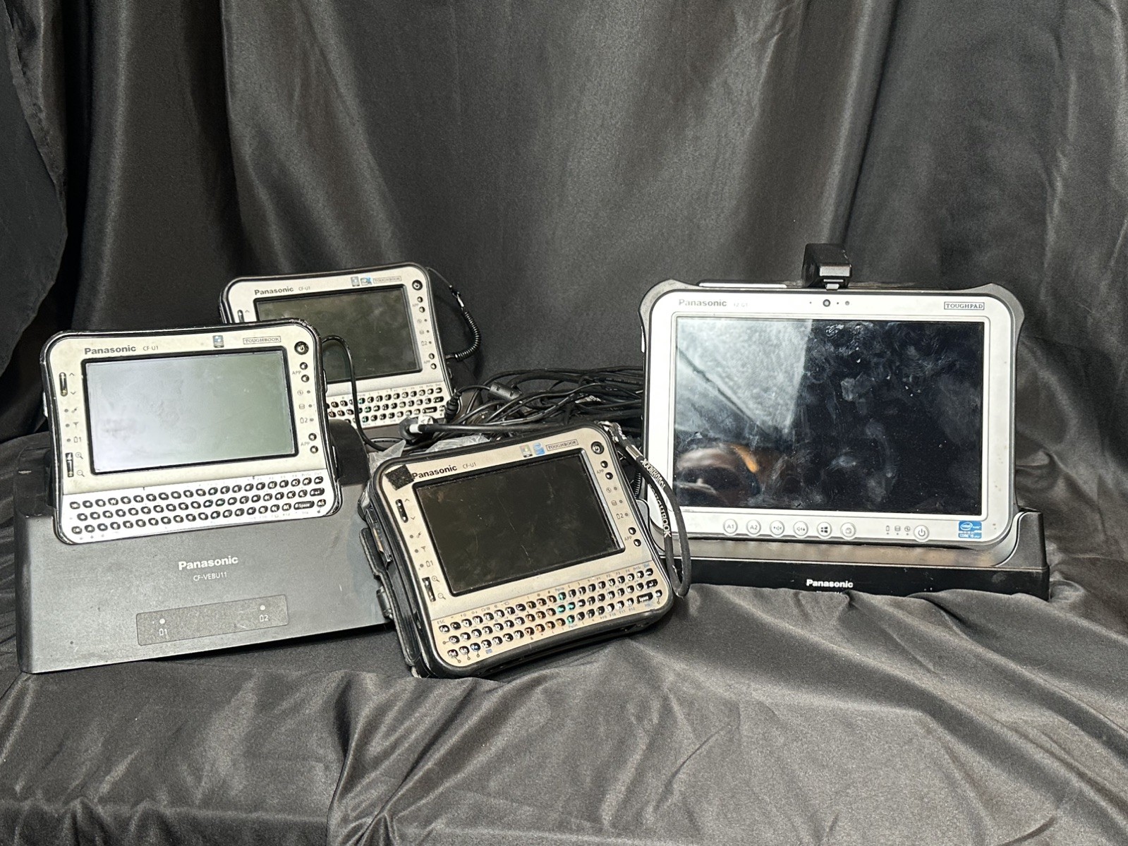 Panasonic ToughTech Bundle Toughpad FZ-G1 & 3xToughbook CF-U1 w/docks MK1