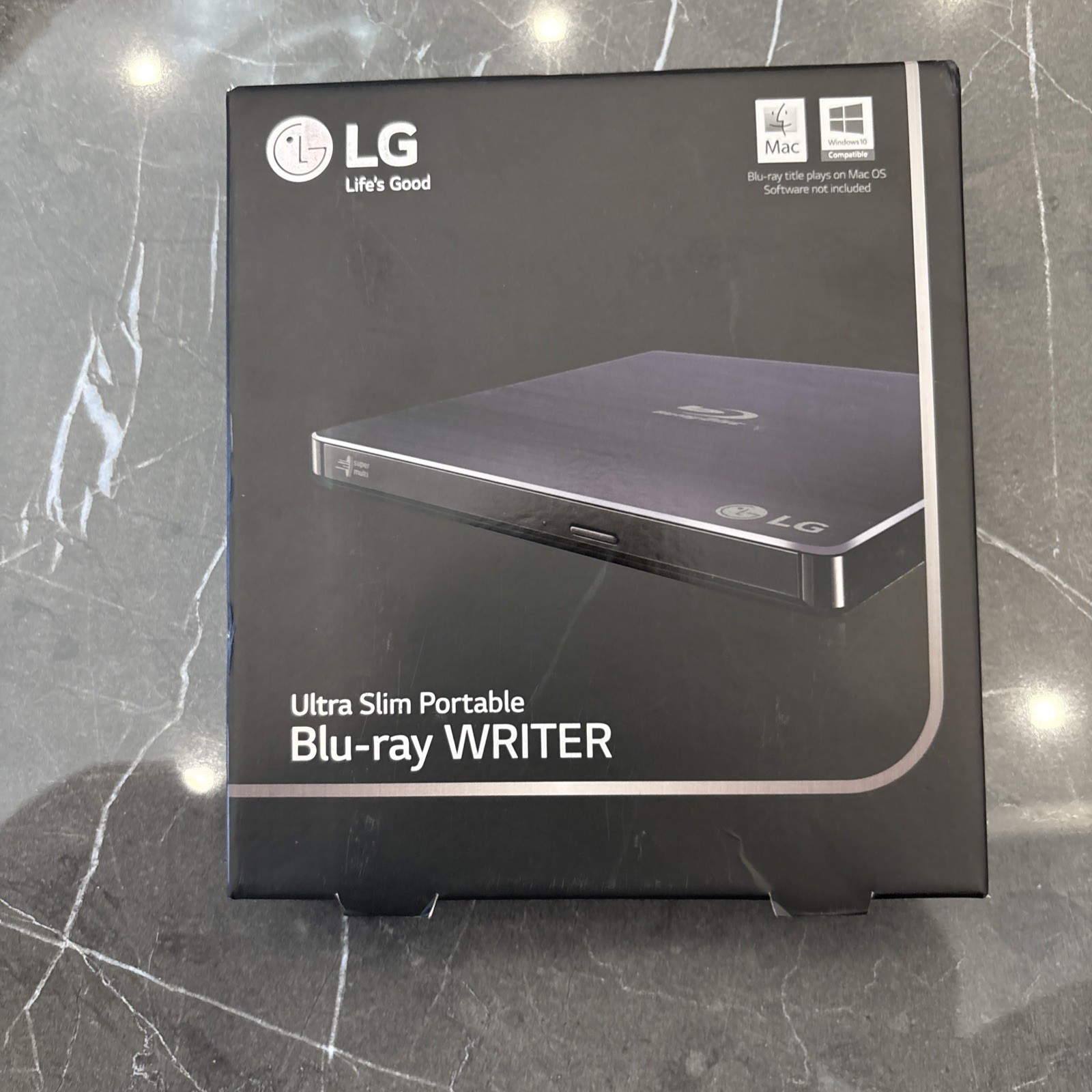 LG BP50NB40 USB 2.0 Slim Portable Blu-ray/ DVD Writer – Black Brand New Sealed