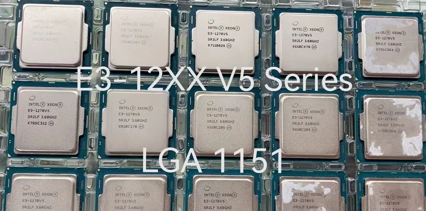 Intel Xeon E3-1280v5 1275v5 1270v5 1245v5 1240v5 1230v5 1225v5 1220v LGA1151 CPU