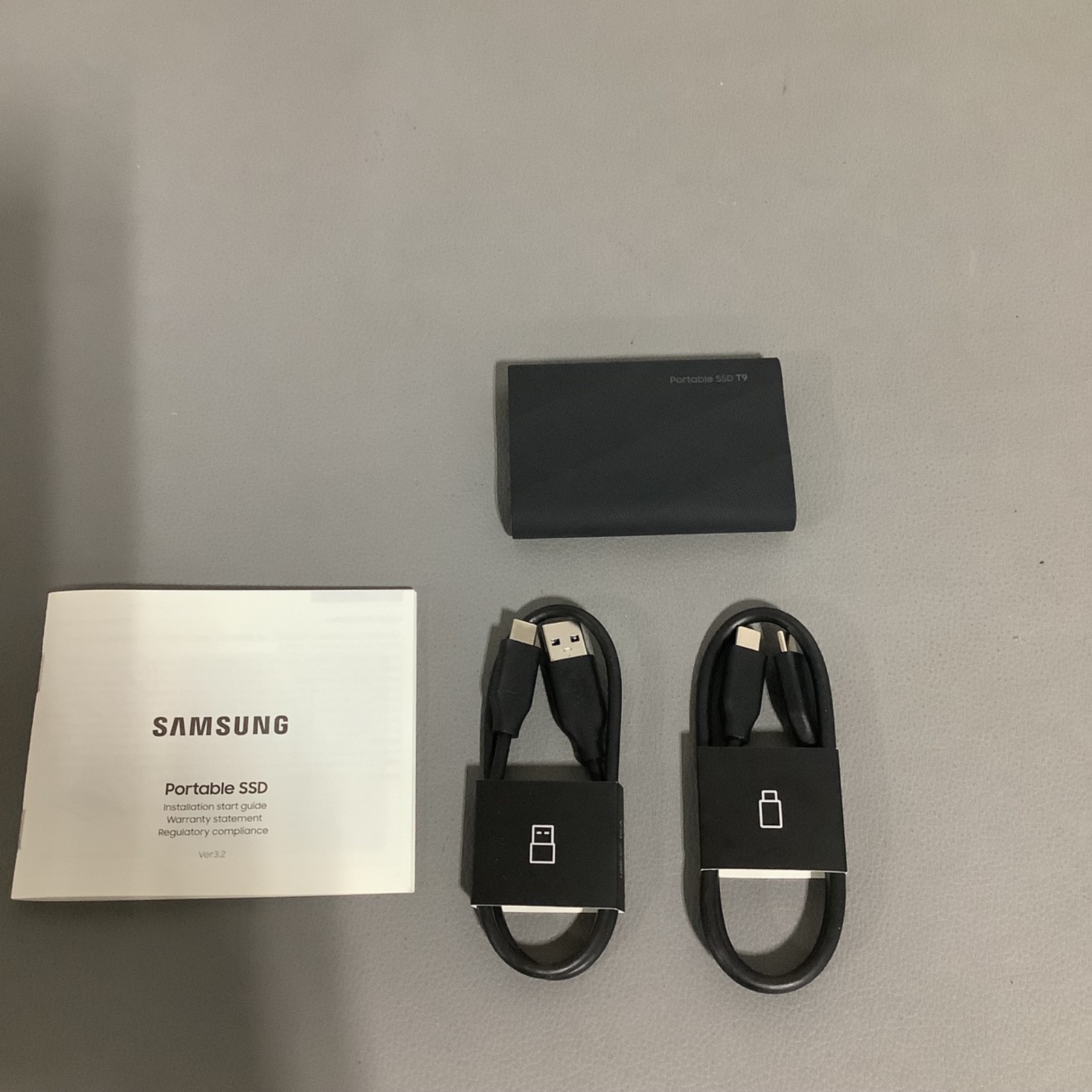 Samsung T9 2TB USB-A Portable External SSD -(MU-PG2T0B/AM)