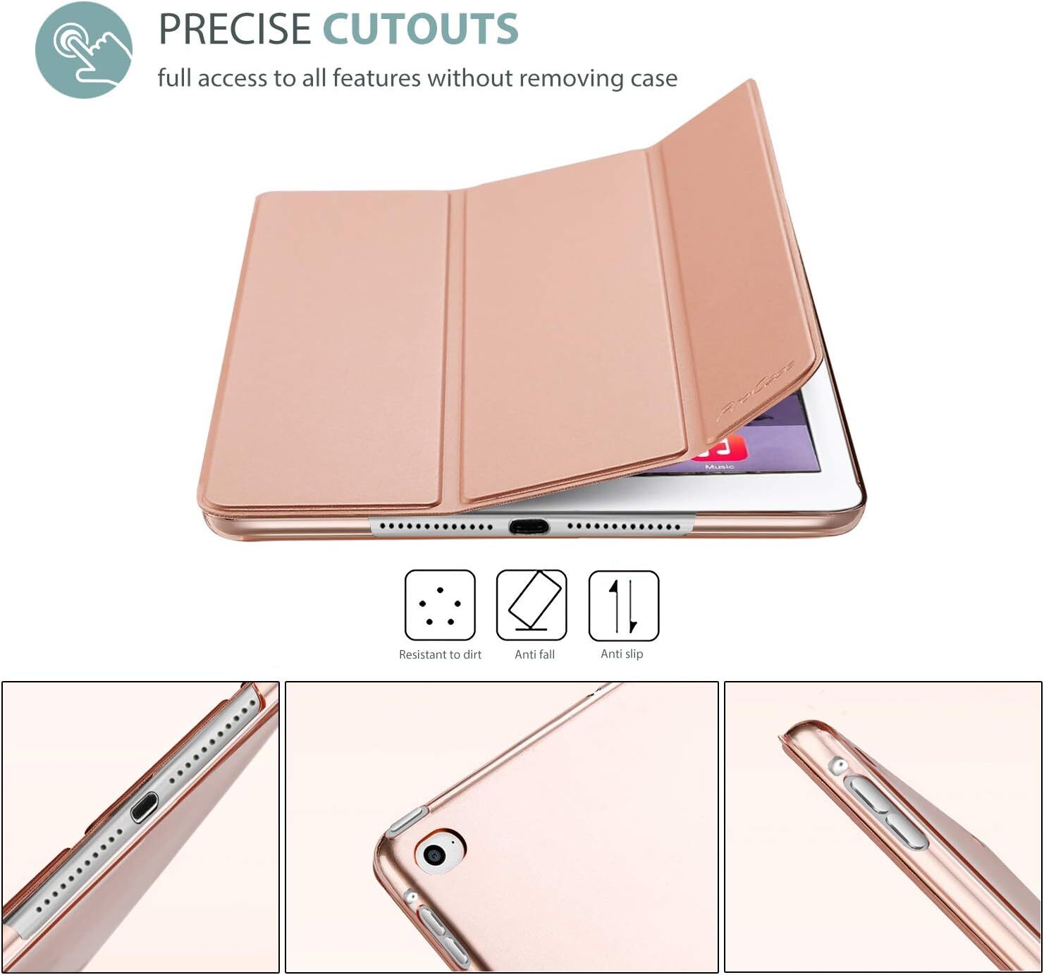 10.2″ iPad 7th 8th 9th Generation Case For iPad Pro 11″ M2 Flip Stand Case Cover