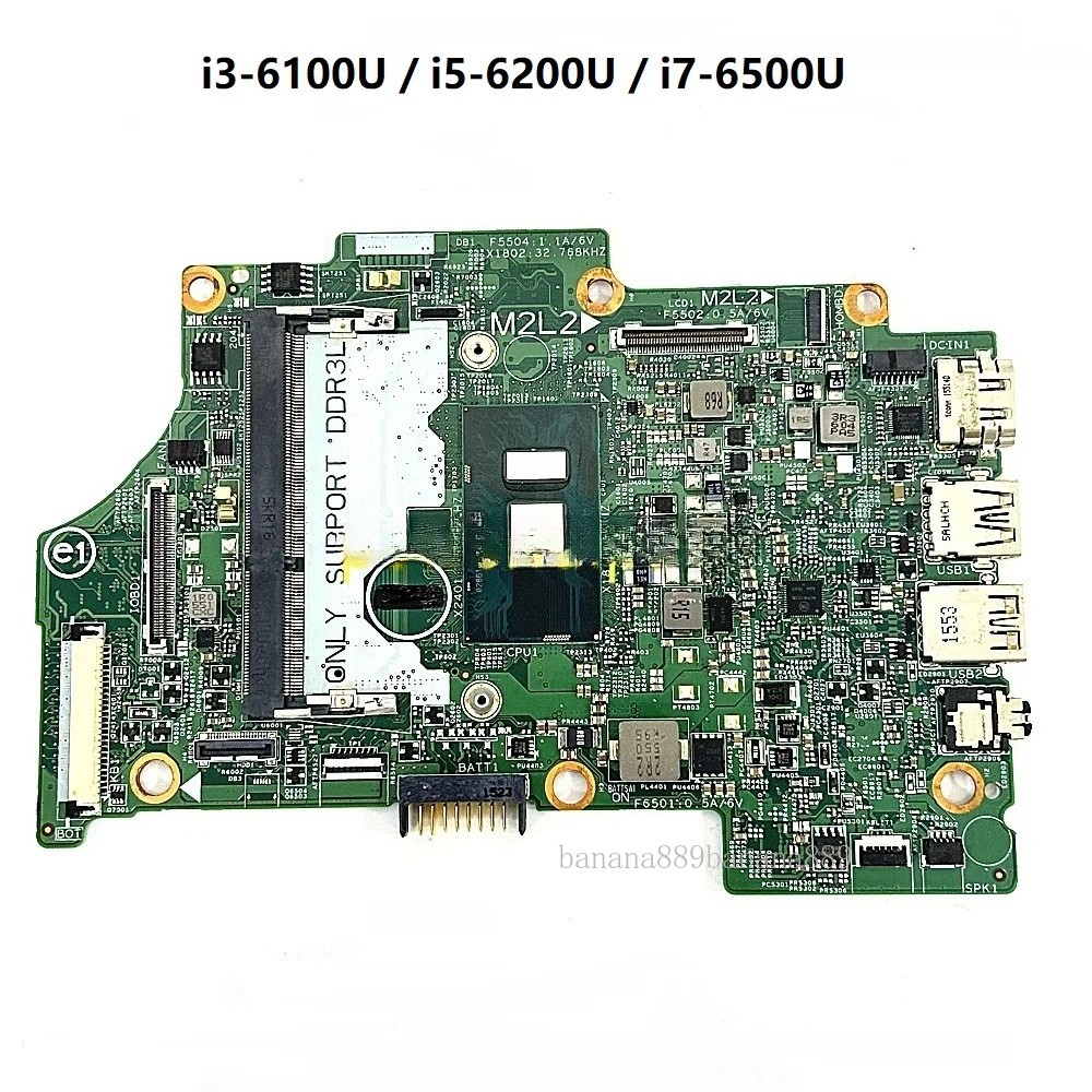 14275-1 For DELL Inspiron 7359 7353 7568 Motherboard i5-6200U i7-6500U CPU
