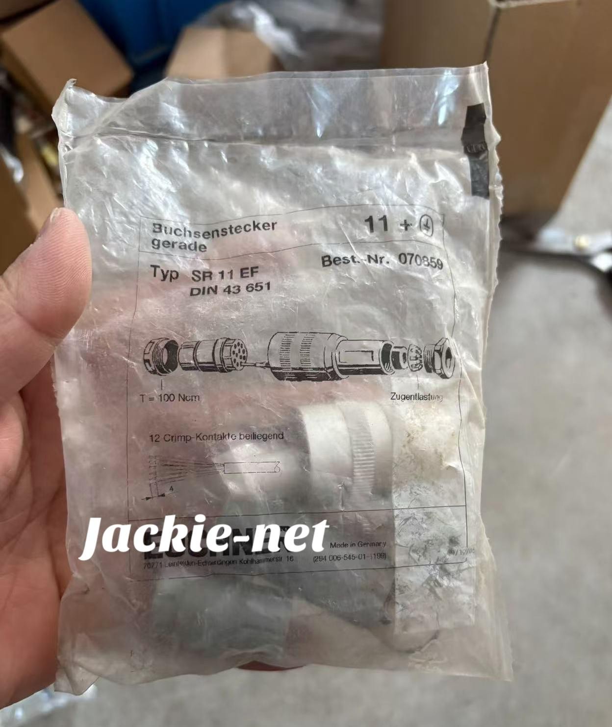 1PCS NEW SR 11 EF DIN 43 651 070859