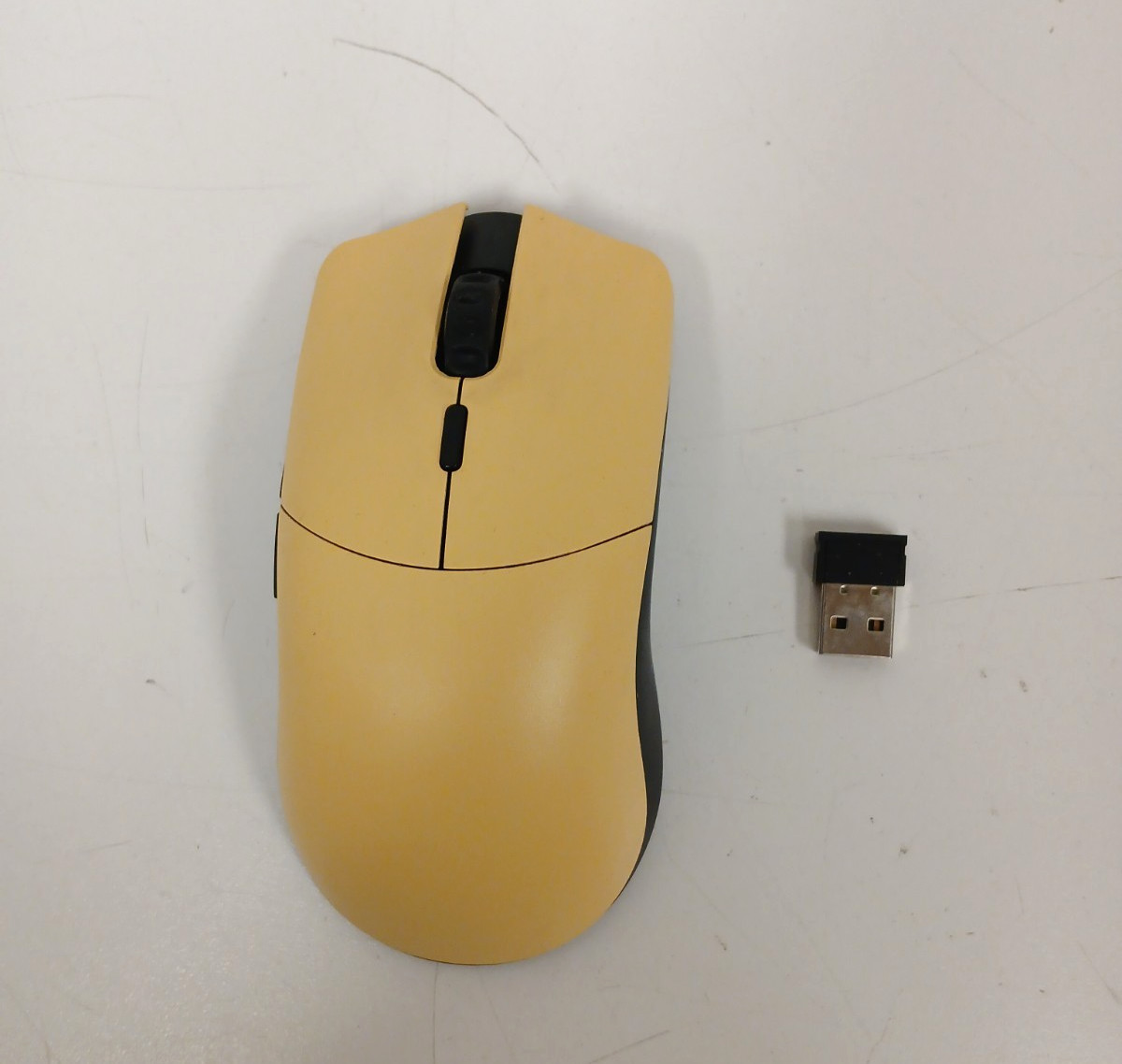 Glorious Model O Pro Wireless Golden Panda Gaming Mouse, Yellow – NO BOX