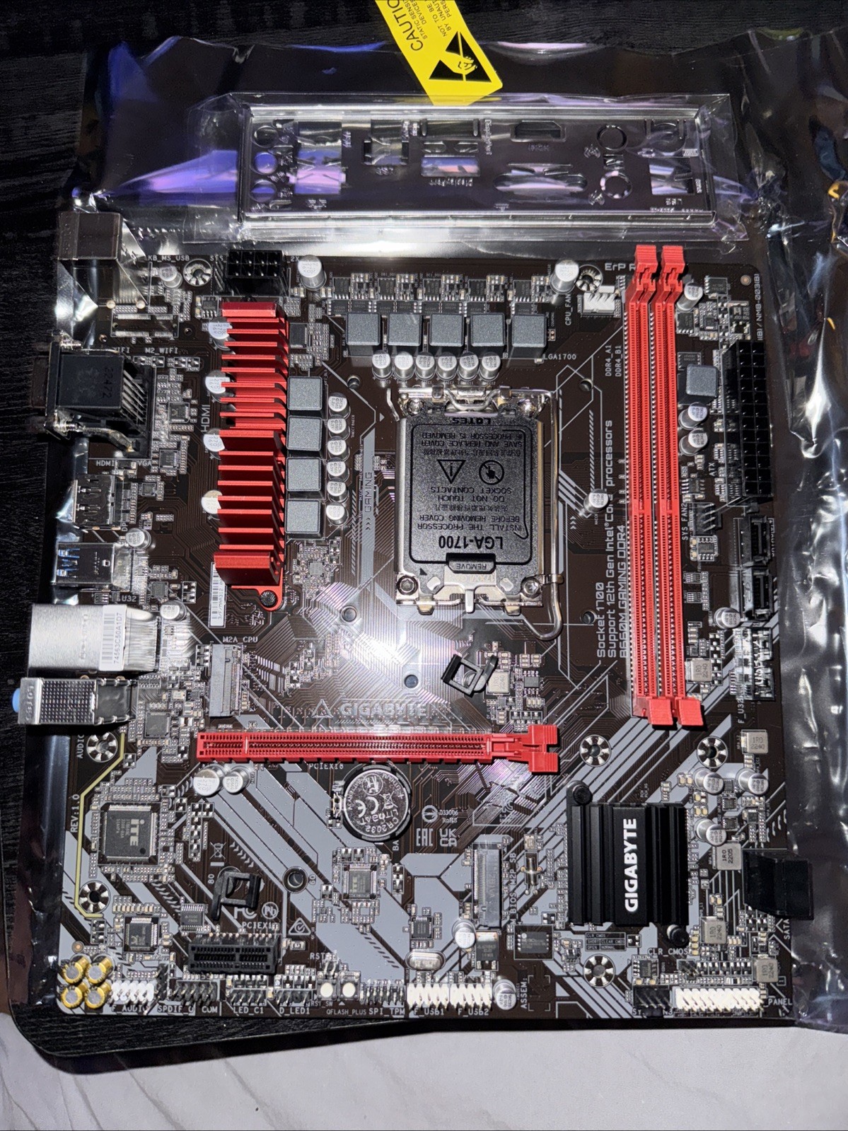 Gigabyte B660M GAMING DDR4 Motherboard Intel 12-14th Gen LGA1700 Micro ATX
