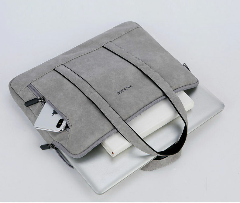 Laptop Handle Bag Notebook Tote Pouch 13″14″15.6″ Faux Suede Cover For Asus Sony