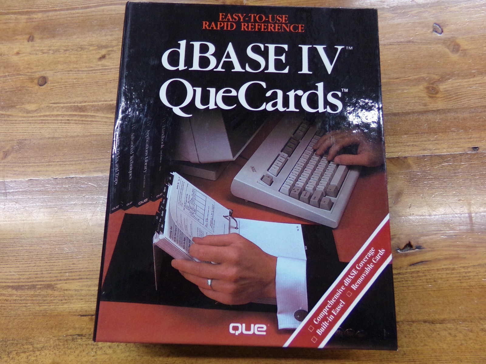 Vintage Easy-to-Use Rapid Reference dBase IV QueCards ~ Que Cards