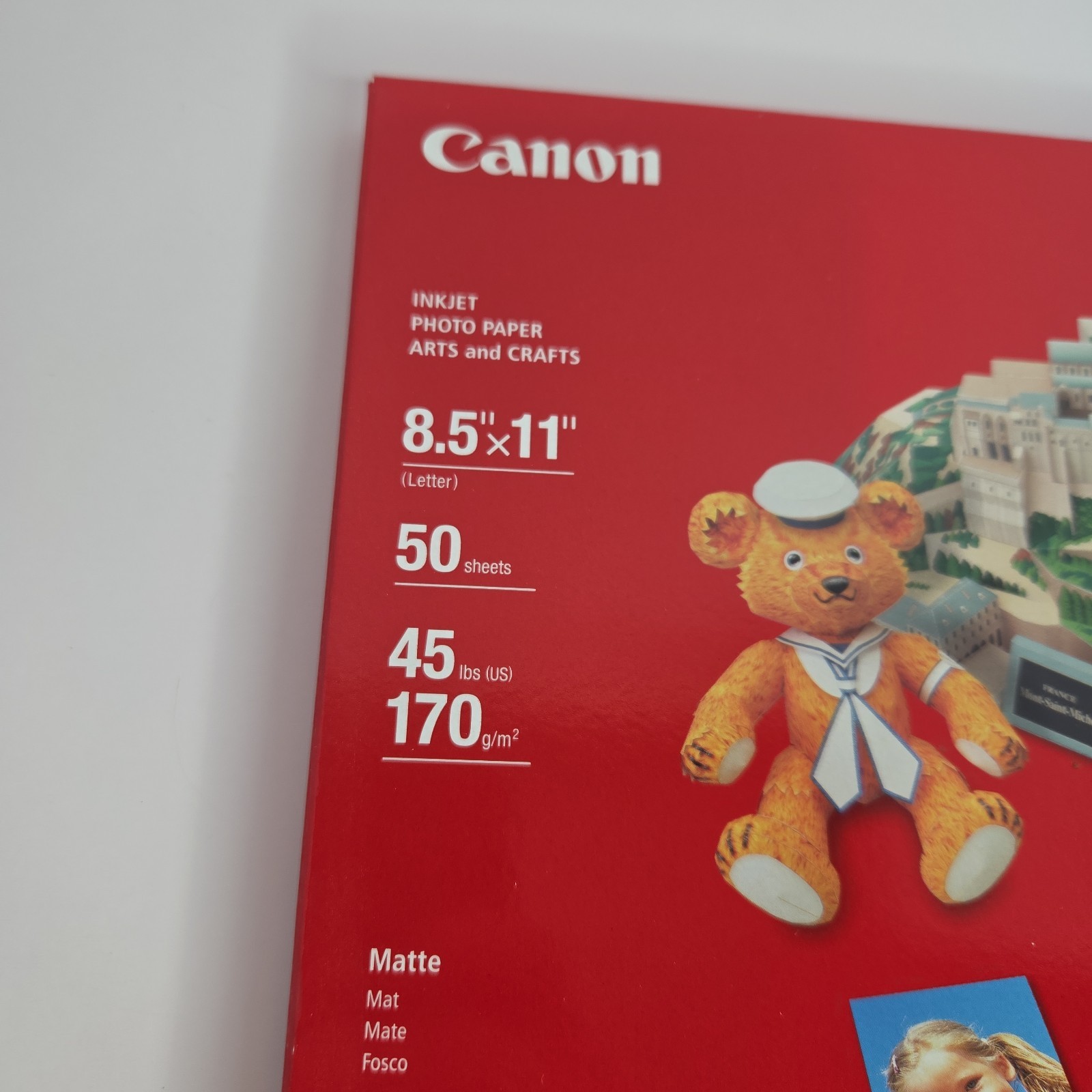 Canon Photo Paper Matte MP-101 – 8-1/2 x 11 (Pack of 50 Sheets)