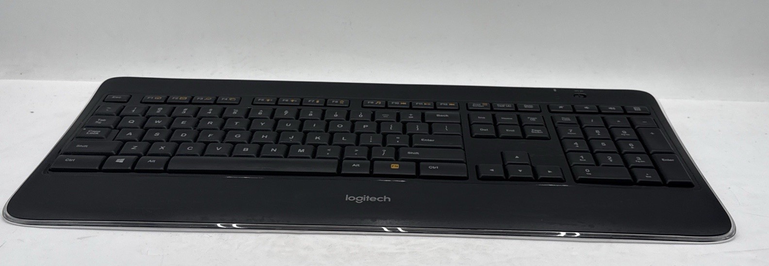Logitech K800 Illuminated Wireless Keyboard with USB Dongle & Charging Cable