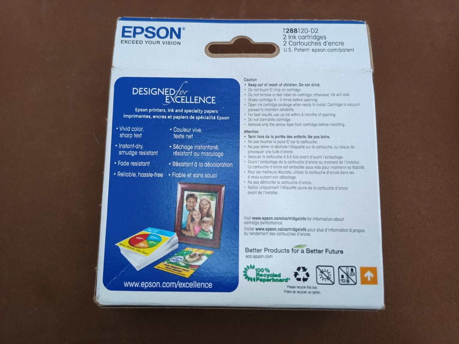 Epson 288 2 Pack Ink Cartridges – Black (T288120-D2) 05/2027 Genuine OEM New