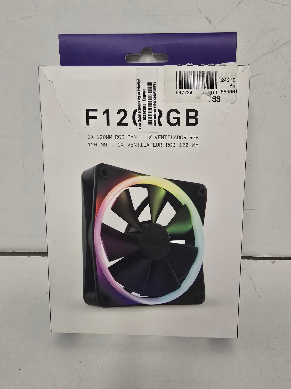 F120 RGB Fans – RF-R12SF-B1 – Advanced RGB Lighting Customization – Whisper