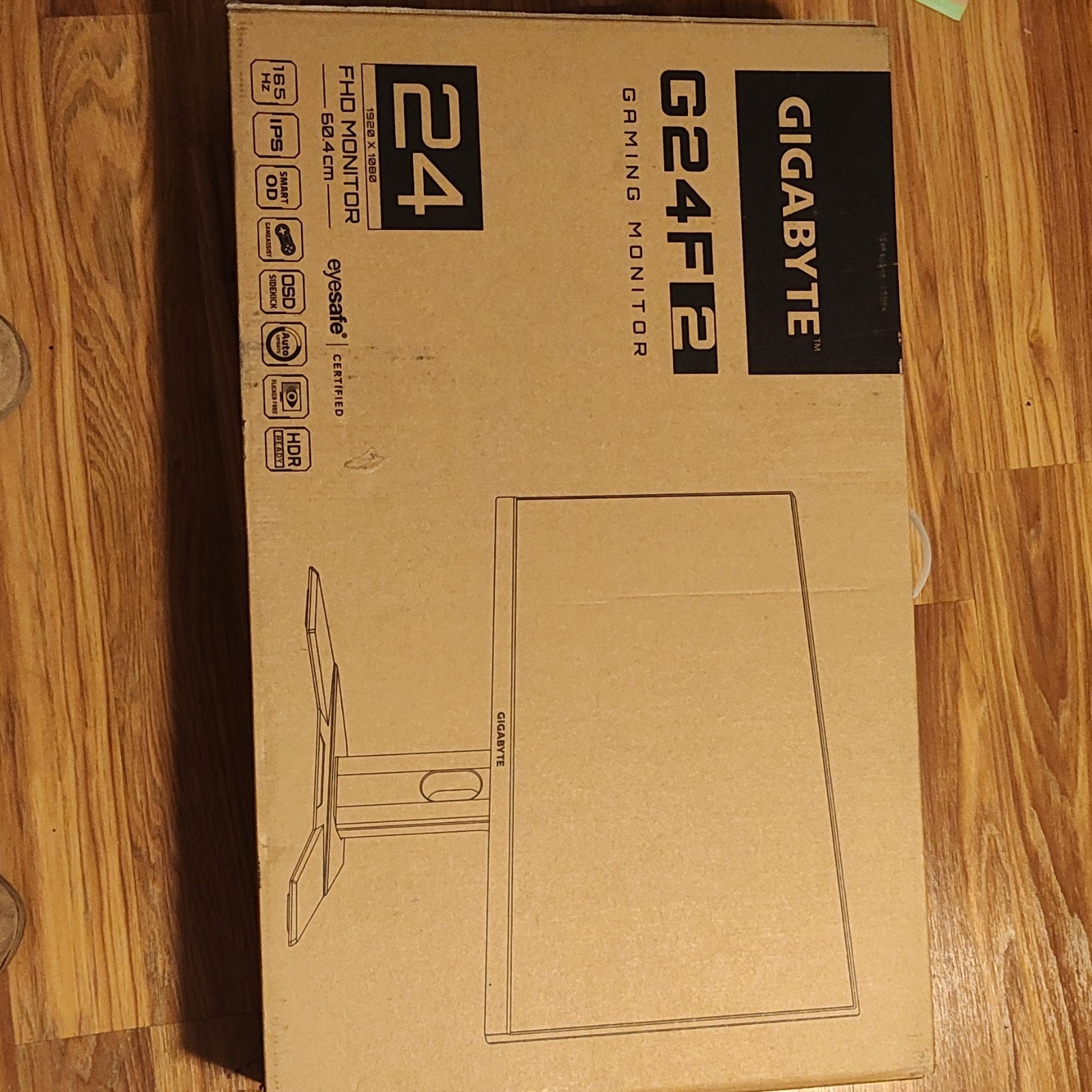 GIGABYTE G24F 2 24″ IPS Gaming Monitor 165Hz FHD Eyesafe HDR Adaptive-Sync